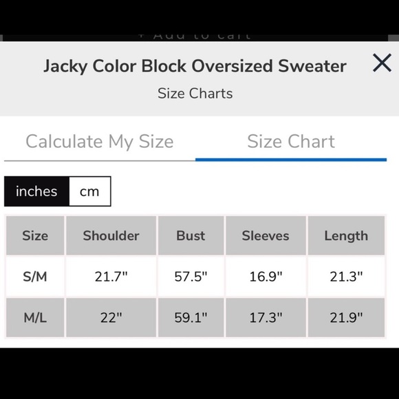 J.ING Jacky Color Block Oversized Wool Sweater - Picture 9 of 9